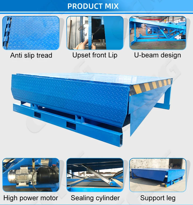 Hydraulic Container Leveler Loading Ramp Telescopic Dock Leveler With ...