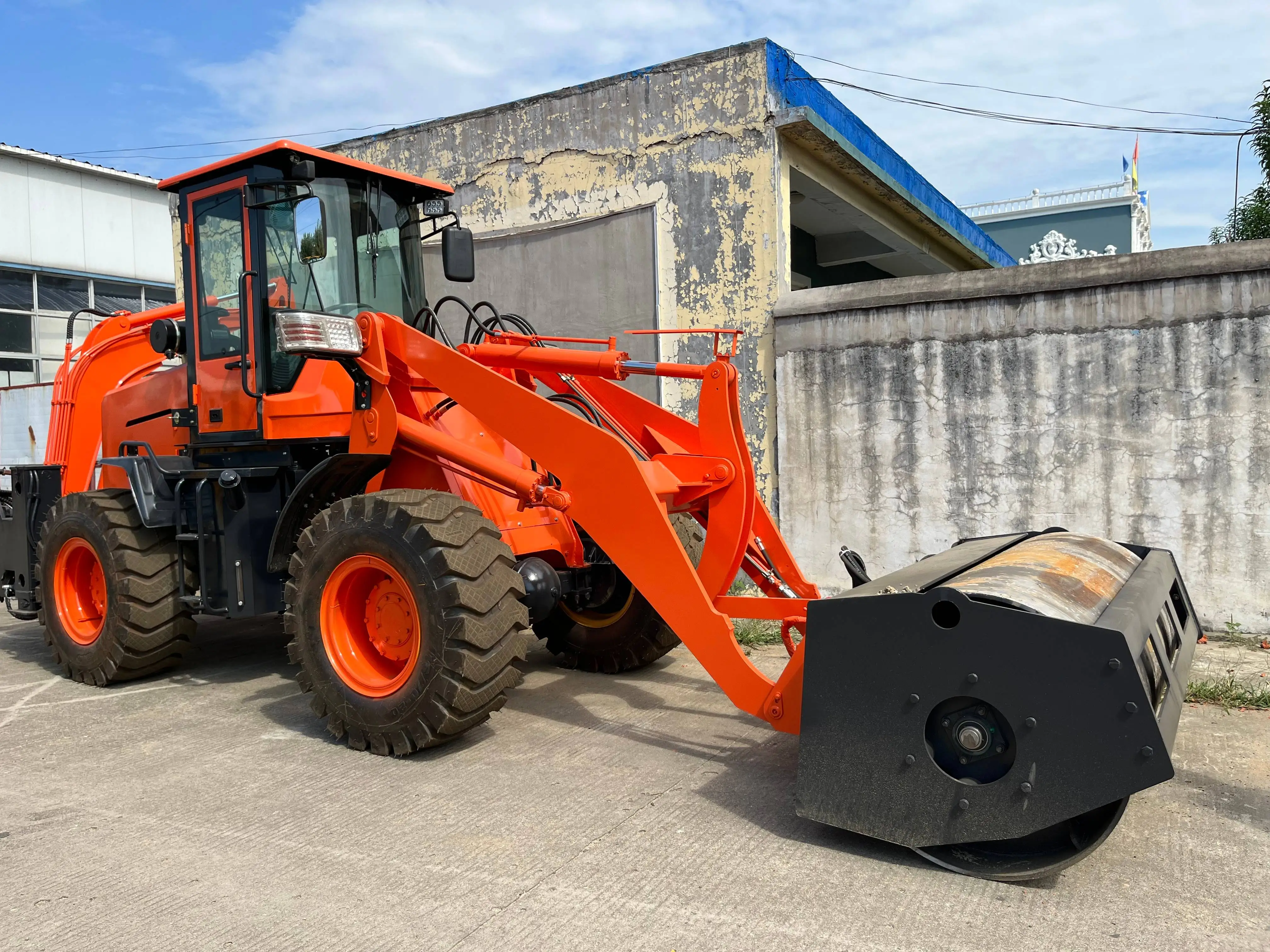 4x4 Hydraulic Excavator Loader Integrated Machine Wheel Mini Backhoe