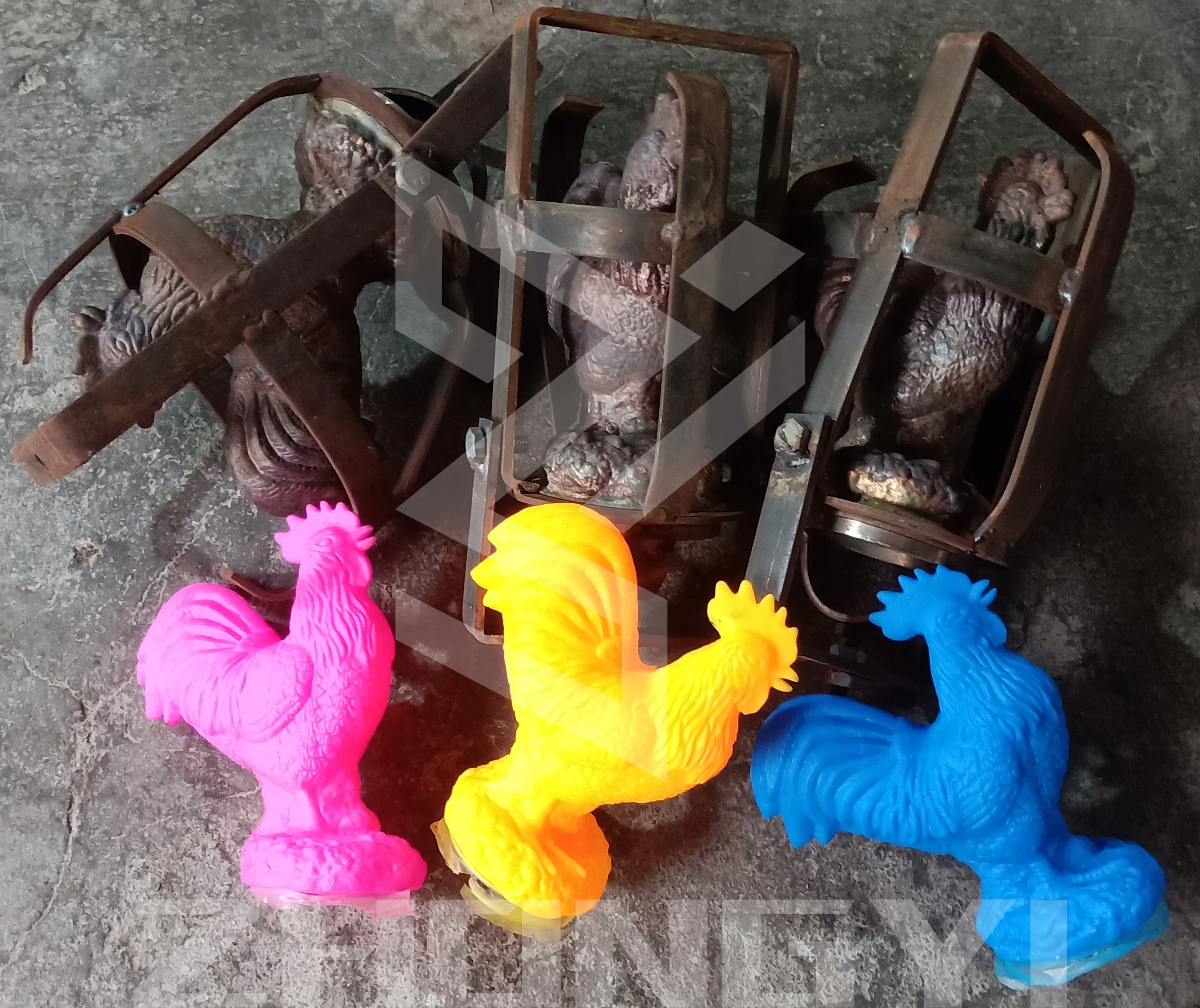 おもちゃのアヒルスキップ馬人形おもちゃマネキンホップインフレータブル動物PVCボール銅のおもちゃ