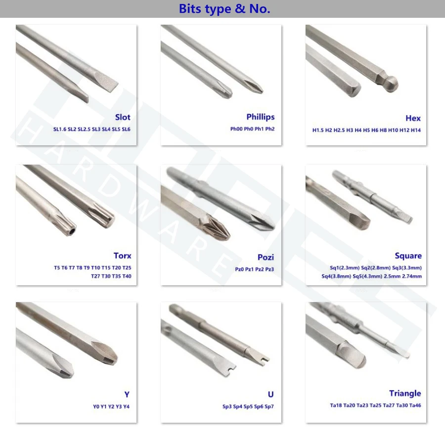 UFFY Robertson SQ #2 Kraft-Schlag-Bits – 10 Stück, 1/4" Sechskant, Gehärtet