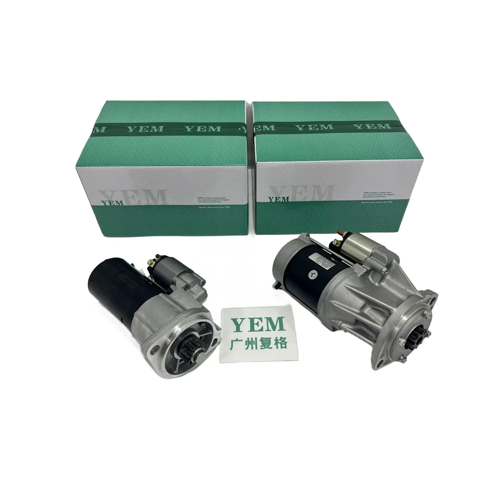 Replaces B6000 D1005 D1101 D1102 Starter Motor for Kubota Agricultural Machinery Spare Parts