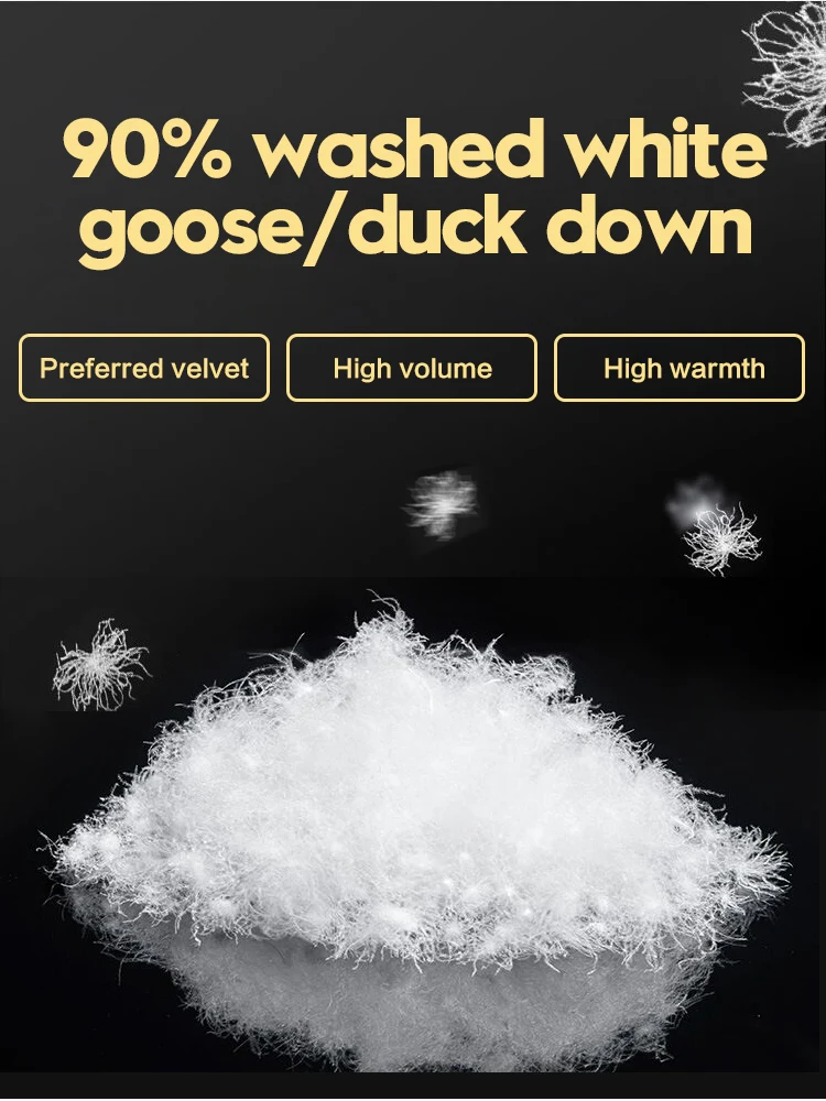 High Quality Duck Down Feather Washed White Goose Down Wholesale Duck