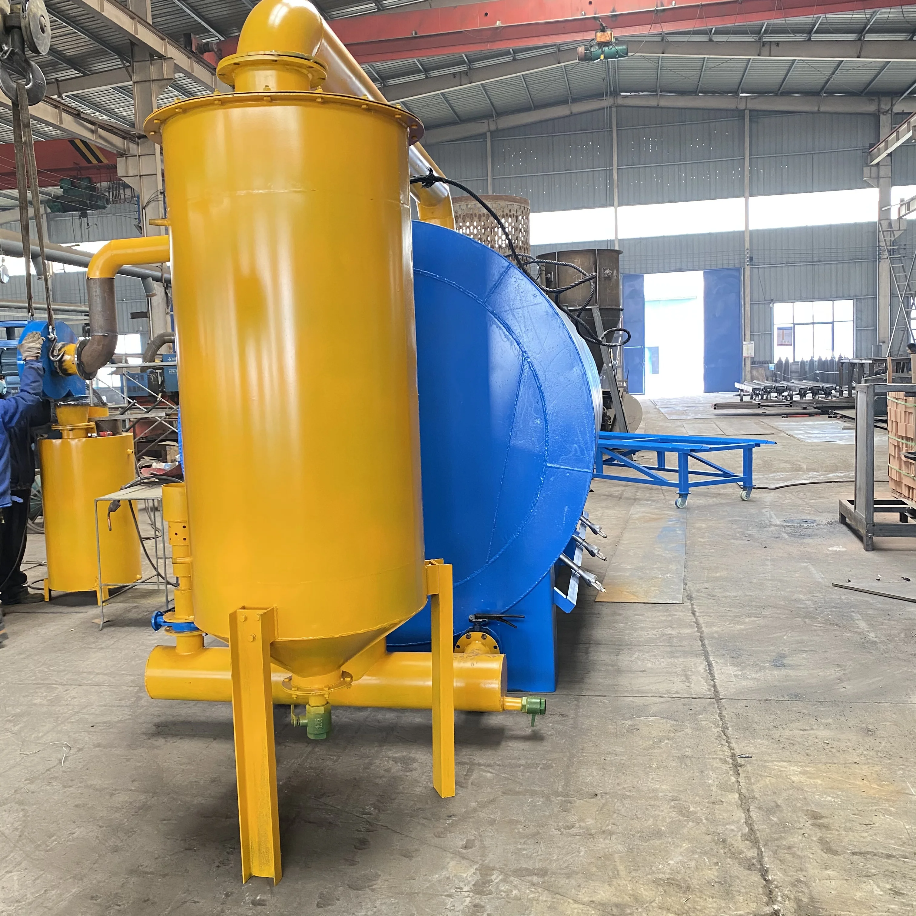 Carbonization Furnace Bbq Charcoal Production Line Small Smokeless