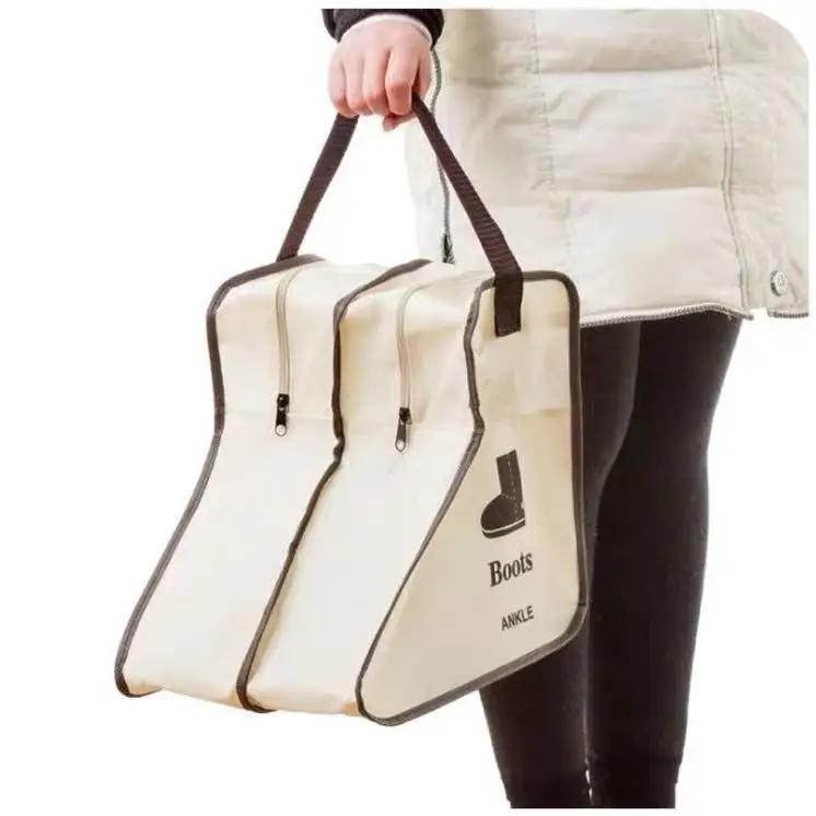 Wholesale Dust Free Non Woven Boots Storage Bag With Handles For Boots