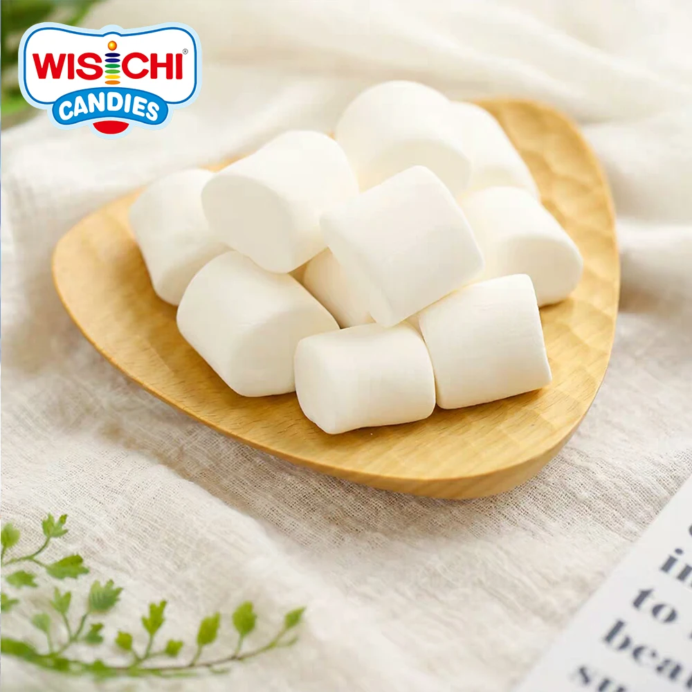 Free sample WISICHI sales 1000g custom wholesale halal white marshmallow