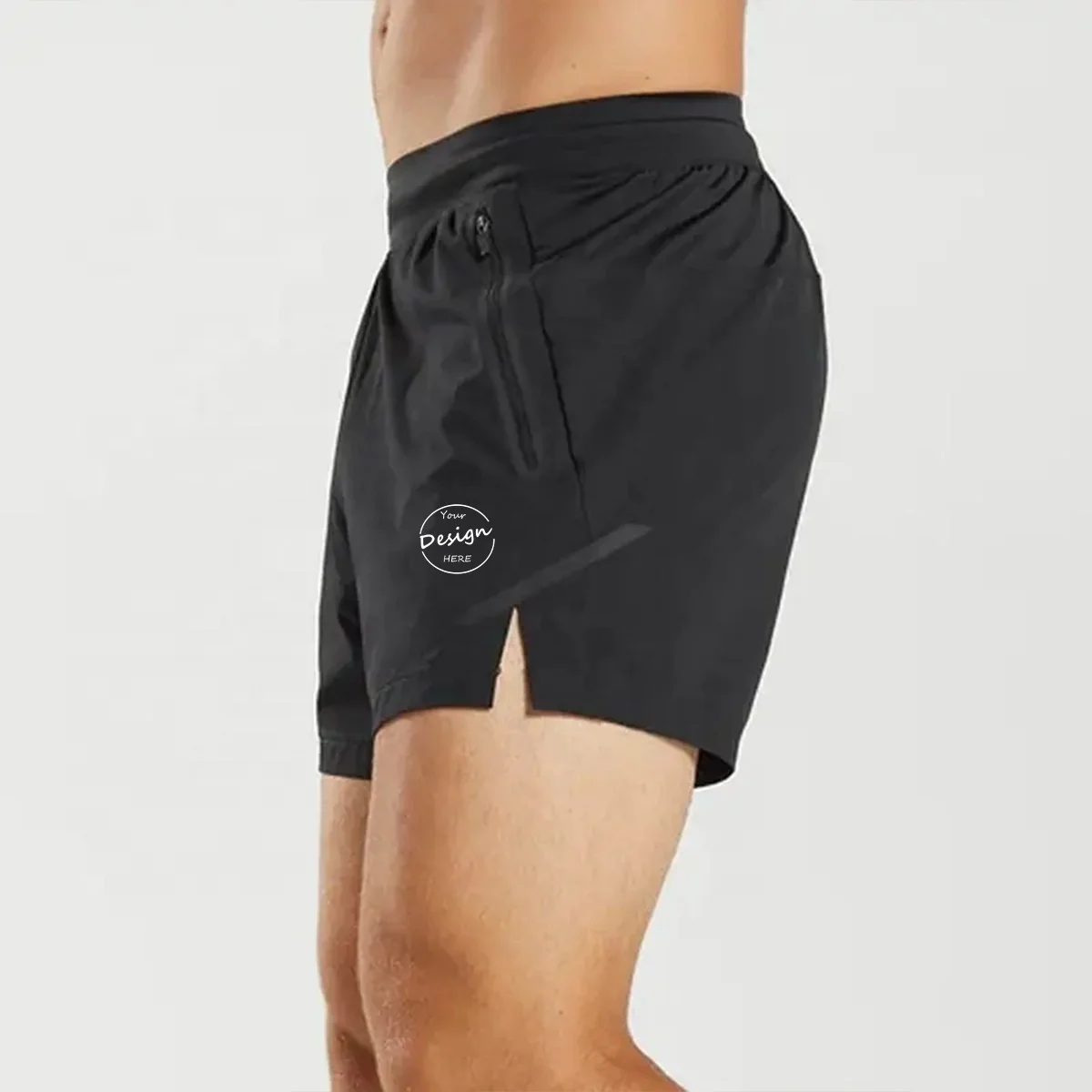 Wholesale 100% Nylon Quick Dry Sporty Loose Sports Shorts Men’s Basketball Running Gym Shorts