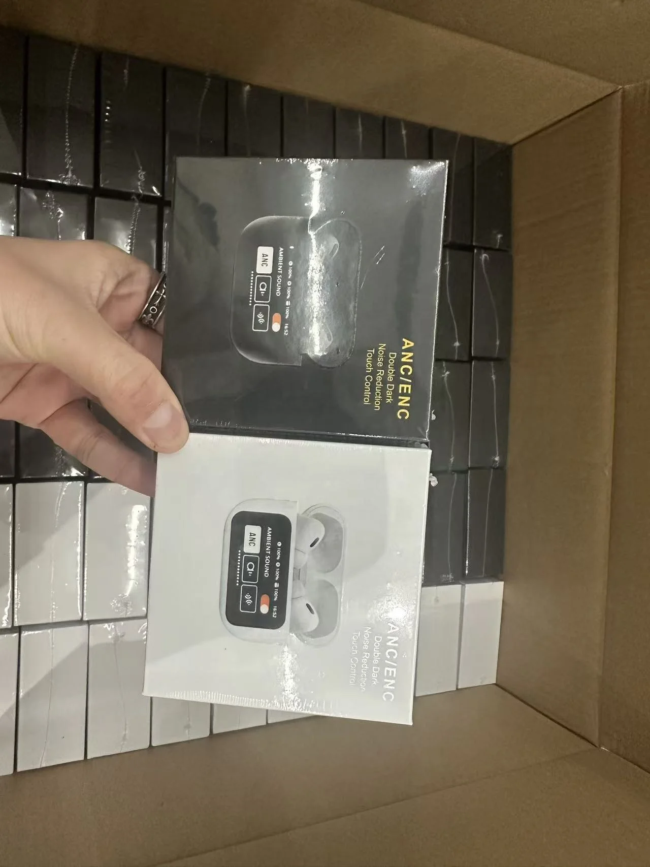 New A9 Pro Earphones Wireless Bt 5.4 Headset LED Touch Screen Control Volume Adjustment aperçu 6