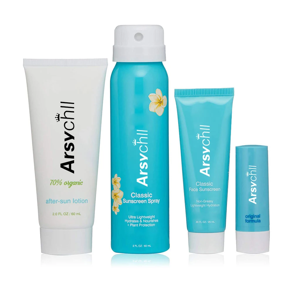 Частная марка SPF 50 Солнцезащитный спрей для ухода за кожей после загара питает органический косметический набор лица натуральная индивидуальная упаковка MSDS