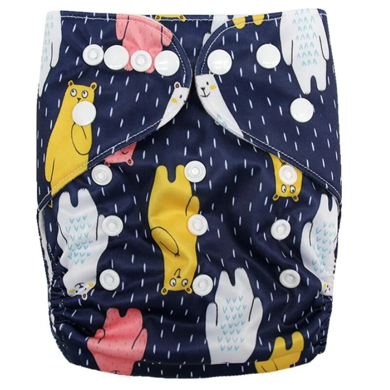 
Фабричная Прямая оптовая продажа регулируемый размер uni современный дизайн моющийся детский тканевый подгузник 