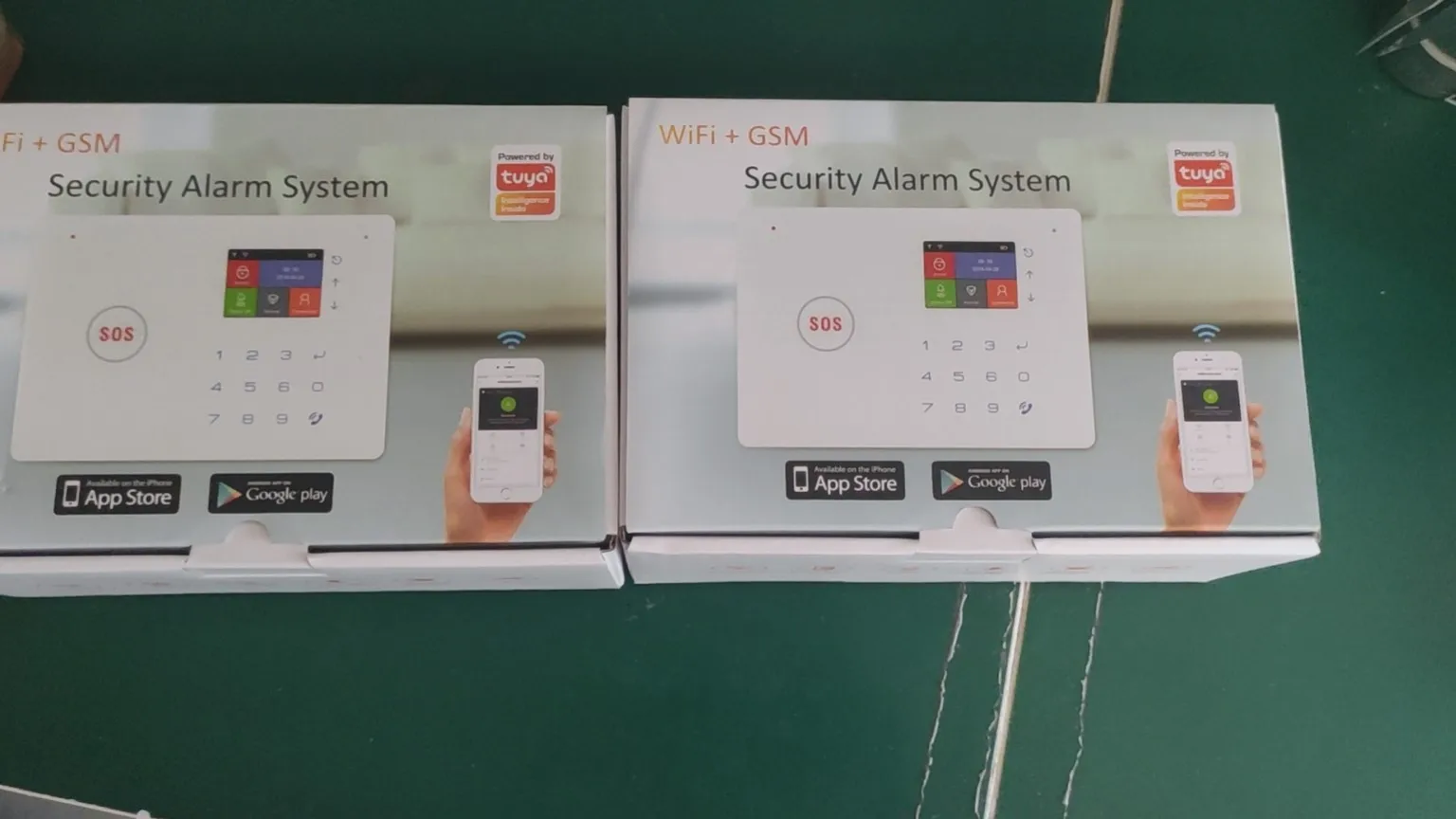 Wireless DIY Home Security Tuya WIFI/GSM/RF433 Alarm System SMS Smart Alarm System with PIR Detector Door Sensor Siren