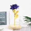 White wooden bottom Blue gold foil flower