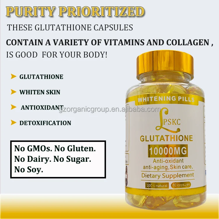 Oem Highquality Highdose Glutathione Collagen Vitamin C Whitening