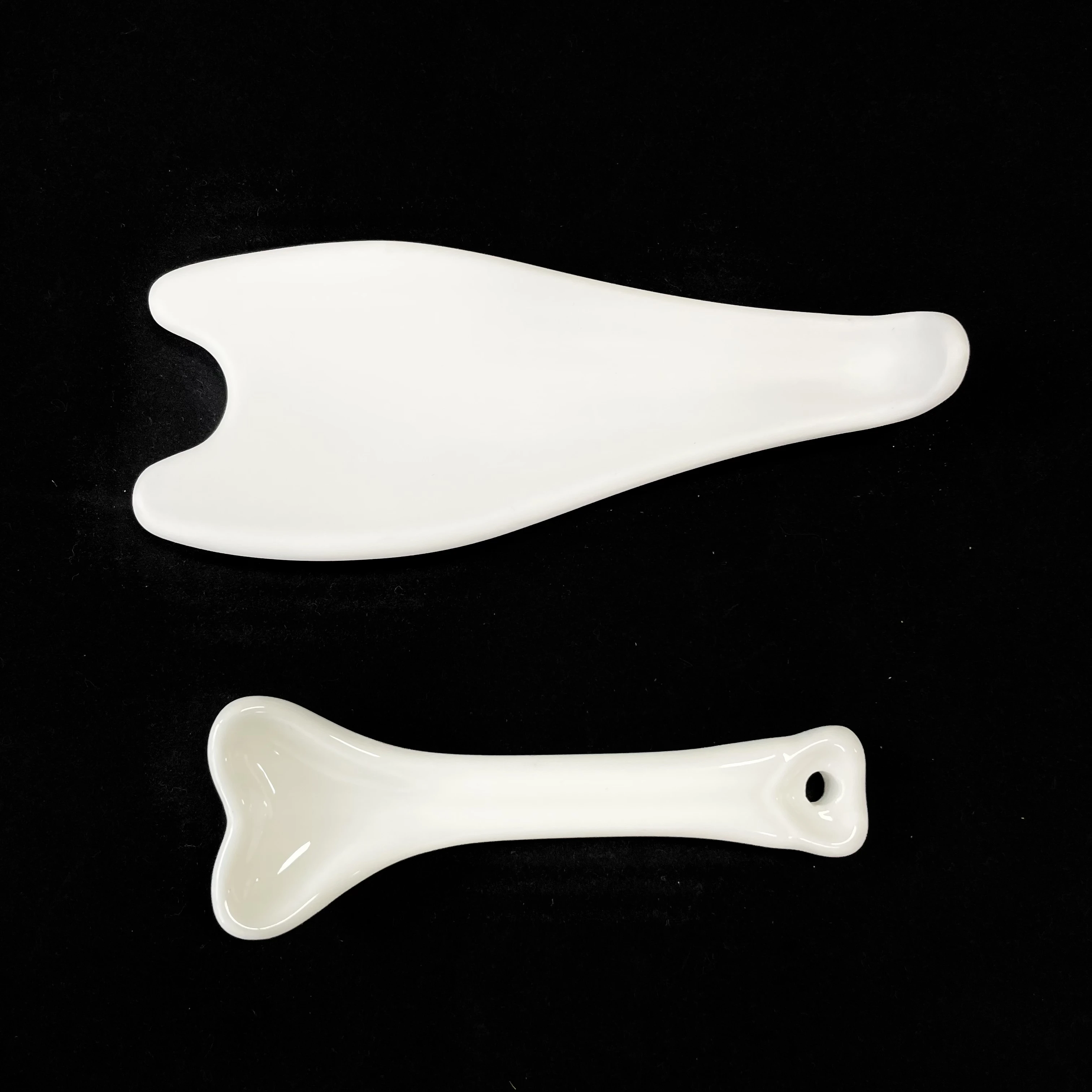 Керамическая доска гуаша за кожей лица токарный резец керамический массажер