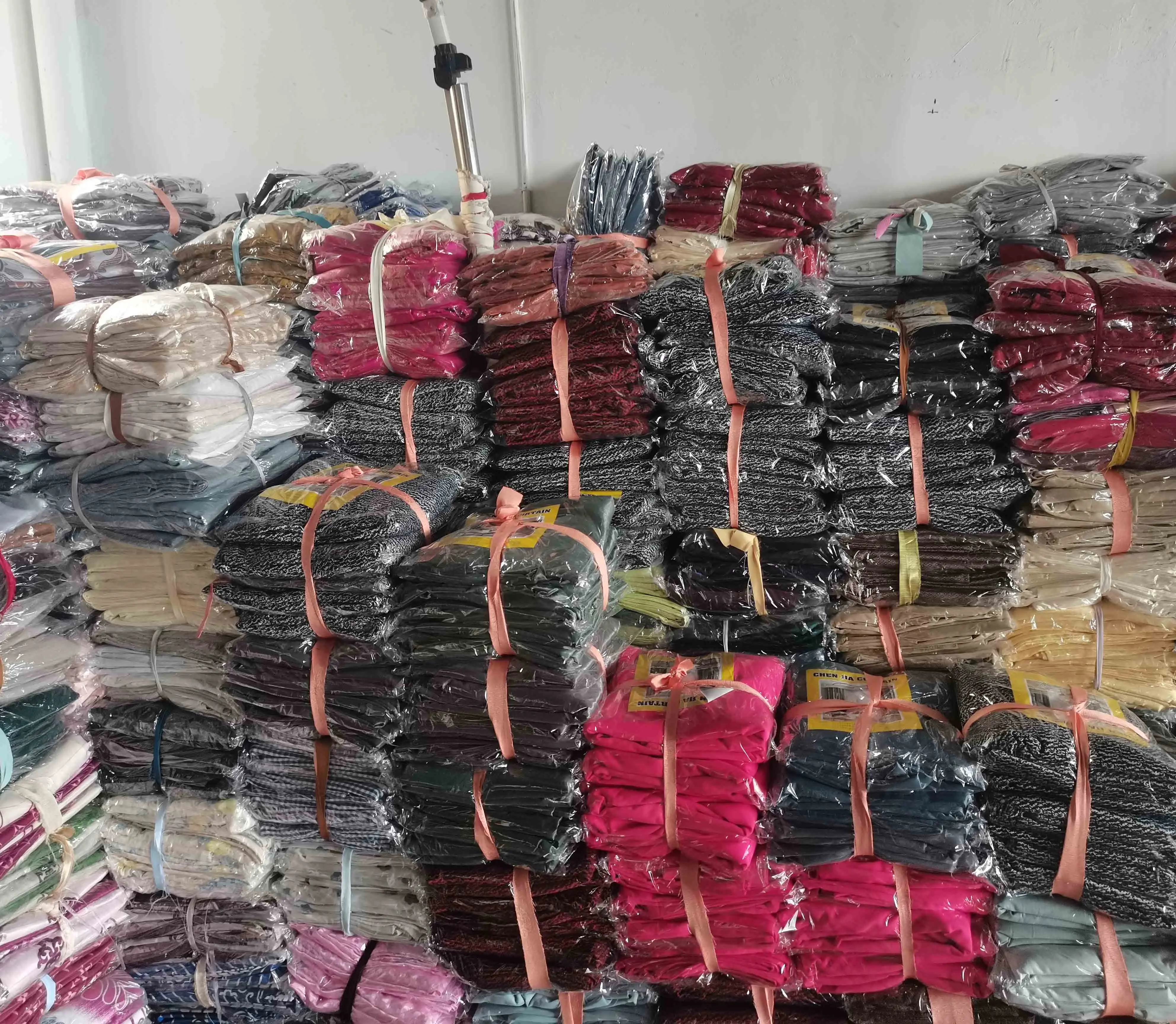 High Quality Solid Color Curtains in Stock Plain Color Curtains Ready to Ship White Color Curtains