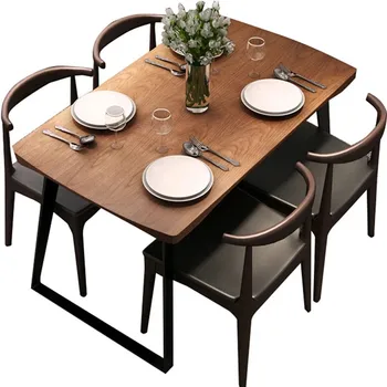 Hot-selling the latest high-quality antique wooden tables and dining chairs