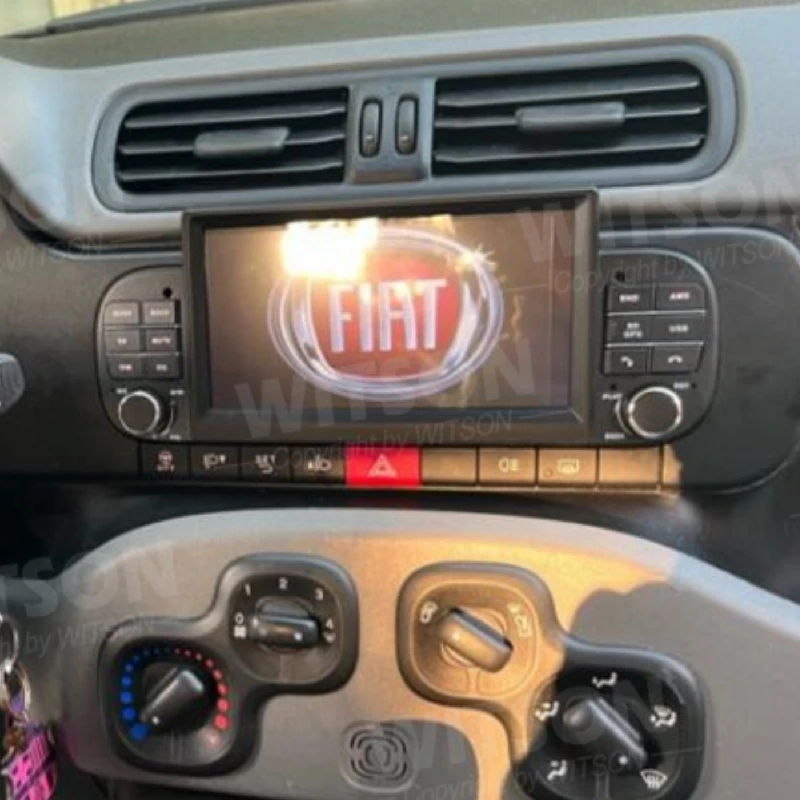 Autoradio Android 15 Per FIAT Panda 2013-2020, 6.2 Pollici HD, 2GB RAM + 64GB ROM, Con CarPlay/Android Auto Senza Fili, GPS, Bluetooth, FM, Retrocamera