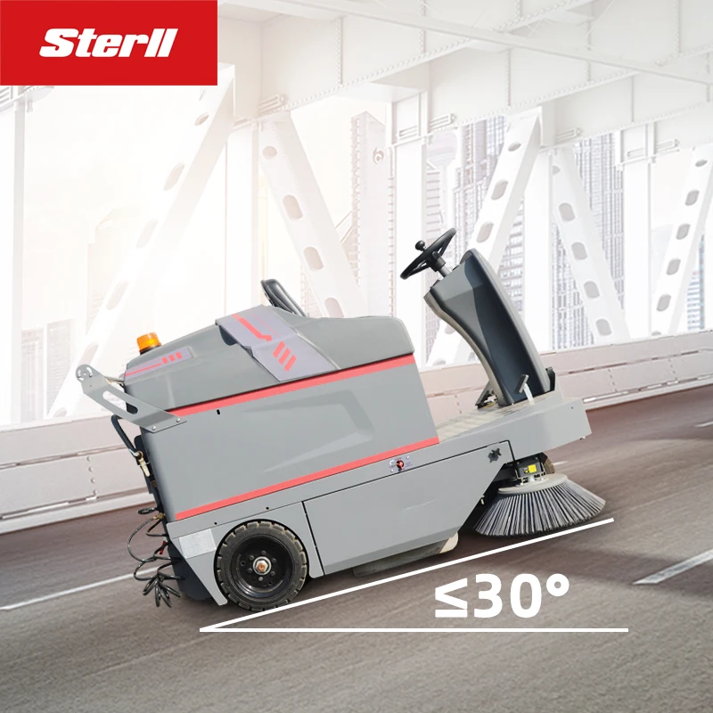 ST5 High Performance Factory Sweeper Machine Warehouse Floor Sweepers Electrical Ride On Sweeper