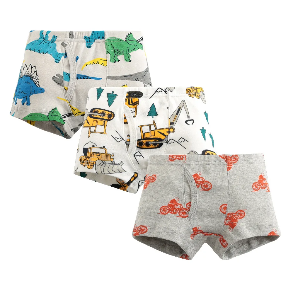 Wholesale Hot Sale 3 Pcs Cute Cartoon 100% Cotton Boys Underwear Kids  Children Panties Baby Briefs Breathable Boys Underwear| Alibaba.com