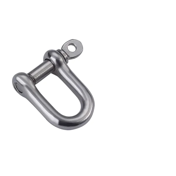 Прочные оцинкованные D-образные (деевские) скобы с изогнутым профилем для подъемных работ, для использования в тяжелой промышленности