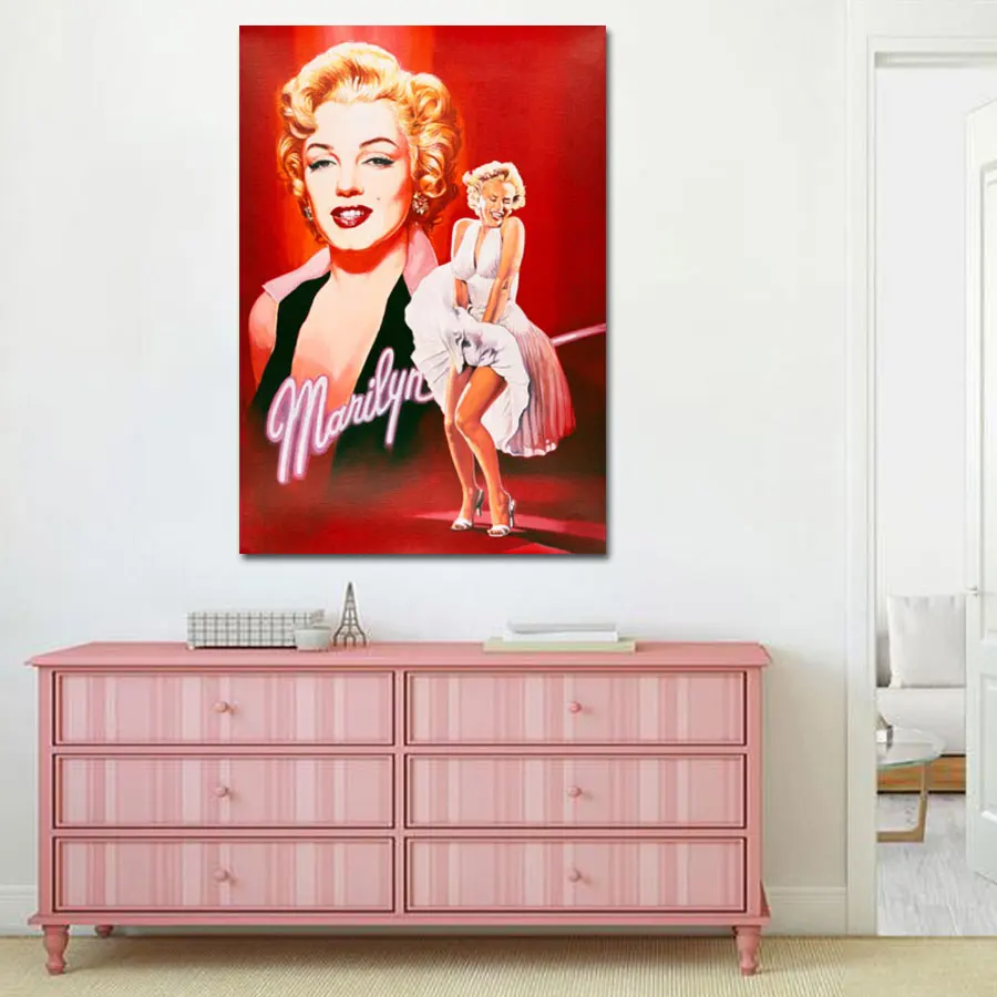 Póster Marilyn Monroe Vestido Blanco – 16x20 Pulgadas – Arte De Pared Icónico Envío Gratis