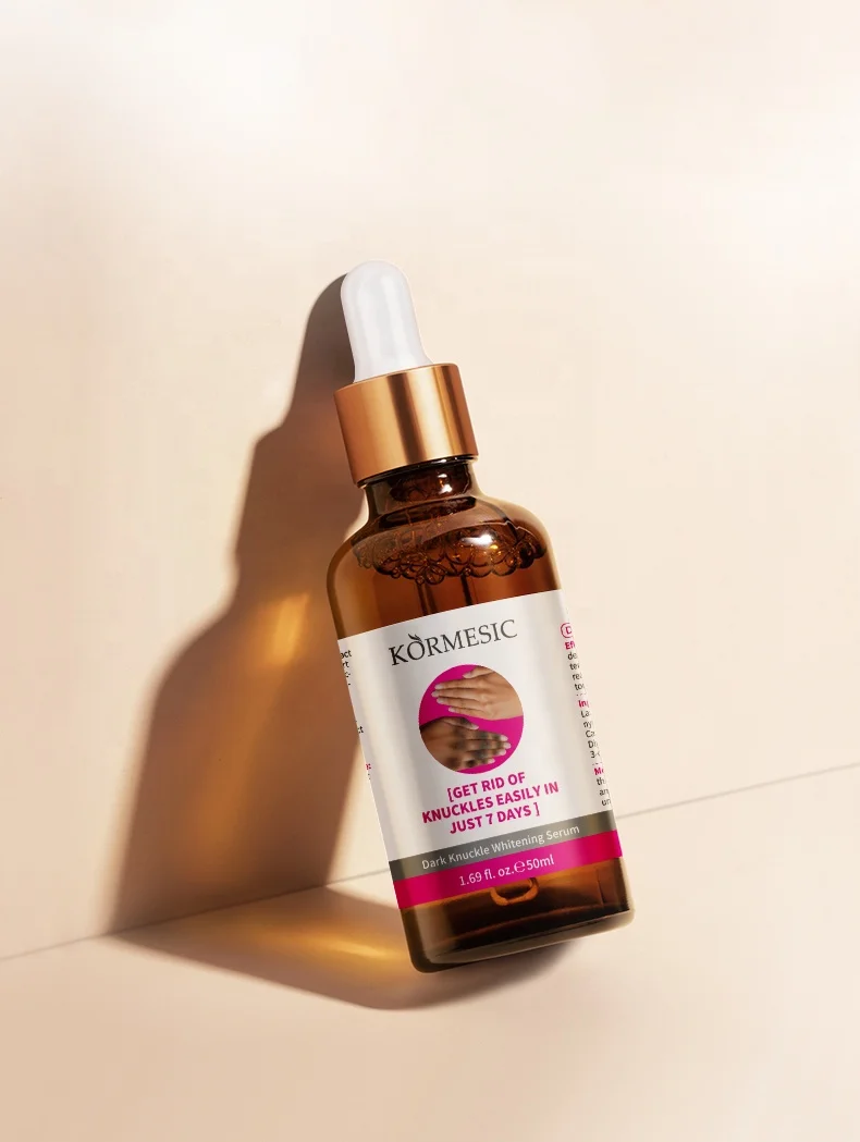 OEM KORMESIC Private Label Dark Knuckles Fast Whitening Serum Hand Knuckle Elbows Knee Intense Stains Remover Serum