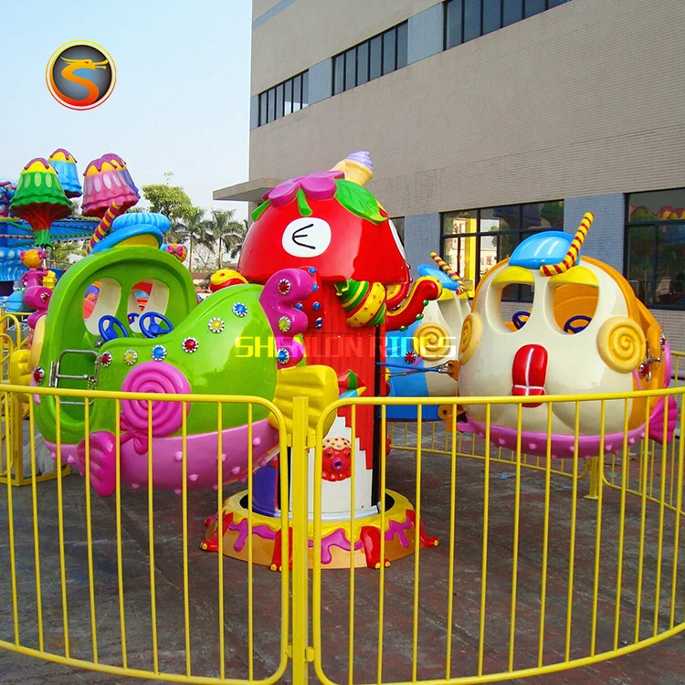 Factory Direct Amusement Park Plane Ride Self Control Plane Used Kiddie Rides Rotary Kids Big Eye Plane Ride