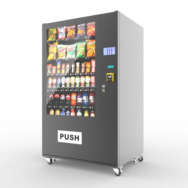 Commercial New Product Refrigerated Vending Machine Automatic Soft Drink Vending Machine in School Hotel Subway