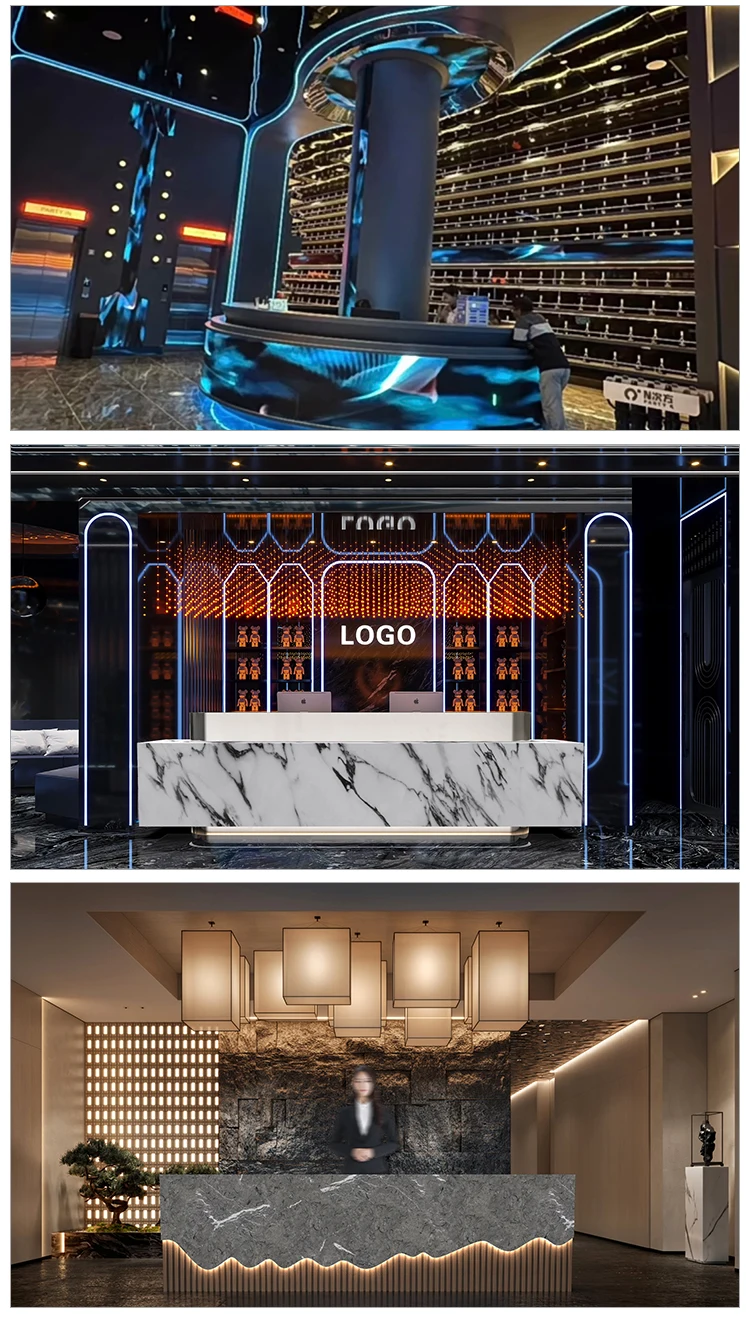 Modern Style Concrete Bar Counter Night Club Led Home Bar Counter Buy