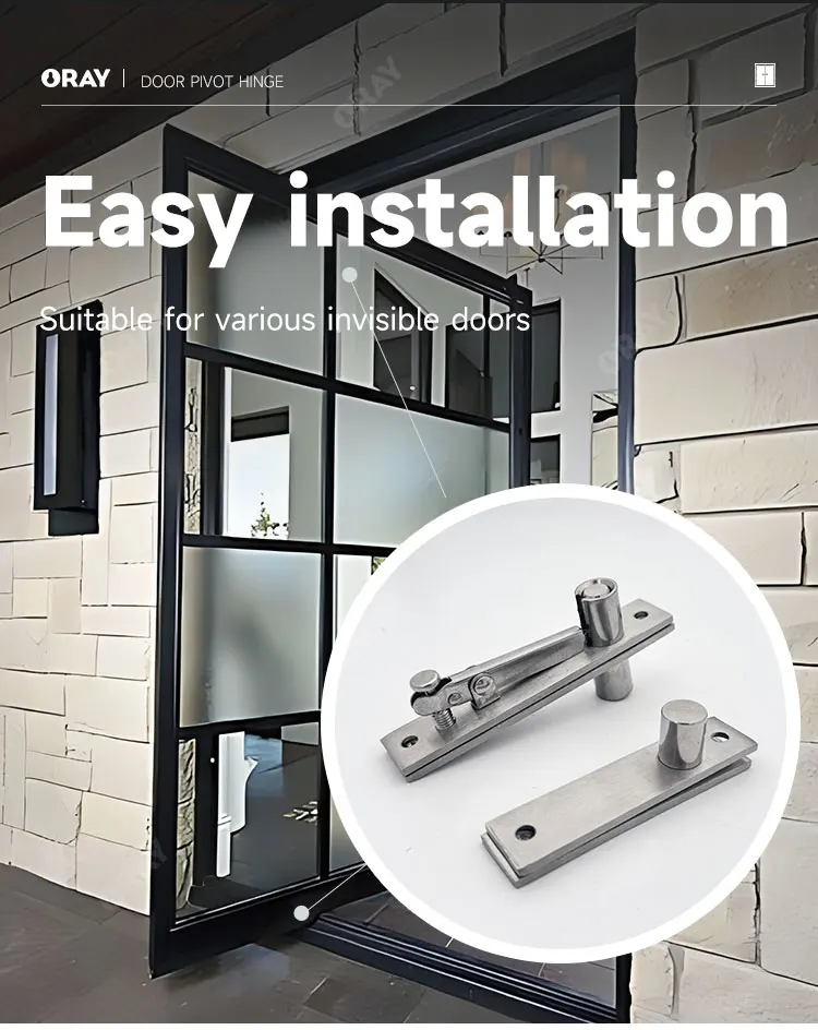 Heavy Duty Bookshelf Hinge 304 Stainless Steel 360 Degree Rotation