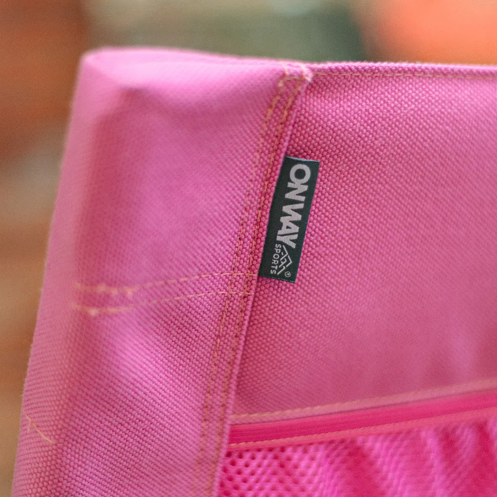 Beach Lawn Chair Portable Leisure Adjustable Recliner Camping Chair Folding Reclining Chair Pink