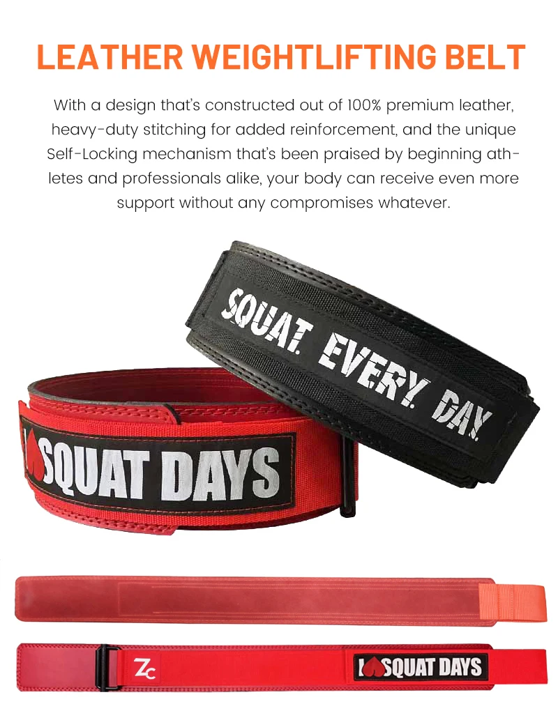 Leather Weightlifting Belts Powerlifting Belts For Strength Training