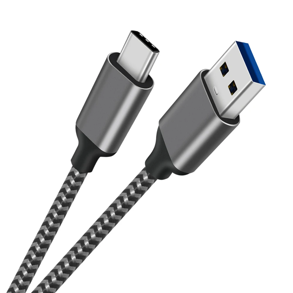 
 High end металлический корпус USB 3,2 Gen 1 type A(usb 3.0A) to USB Type C USB кабель с нейлоновой оплеткой кабель для быстрой зарядки  