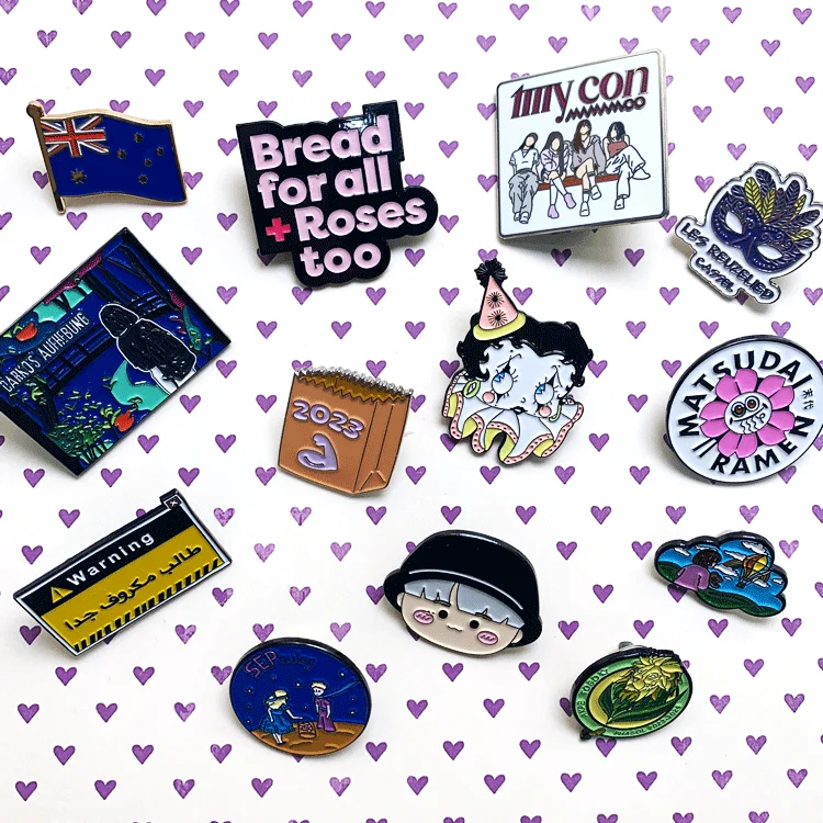 کالا عمده با کیفیت بالا طراحی شخصی جذاب لوگو شخصی نشان های فلزی لوله نرم 1