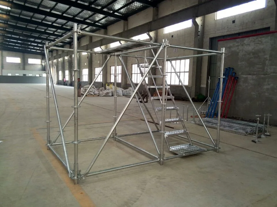 Building Construction Multidirectional Layher Scaffolding Construction Ringlock Scaffolding System