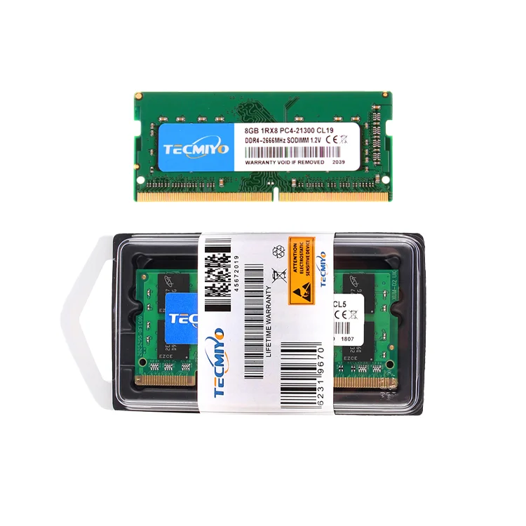 Tecmiyo DDR4 8GB 2666MHZ RAM PC4 21300S SODIMM 노트북 메모리 램