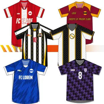 Custom Gradient Soccer Jersey Set for Men Women Youth Personalized Sports Shirt Team Name Number Automated Cutting Technique