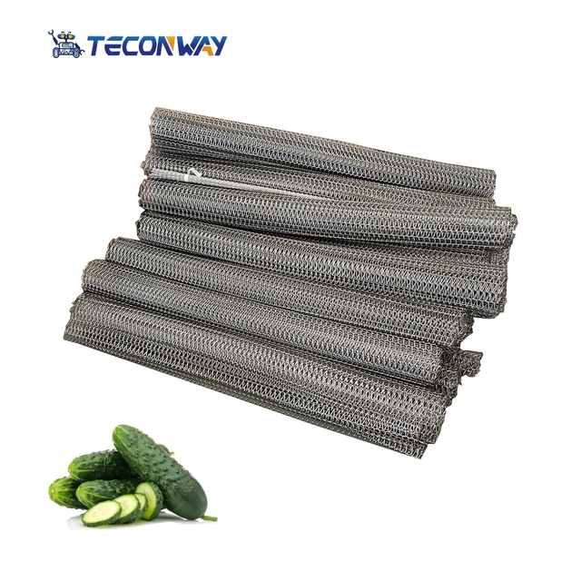 Factory Supply Stainless Steel Mesh Belt Wear Resistant Reliable Food Beverage Conveyor System