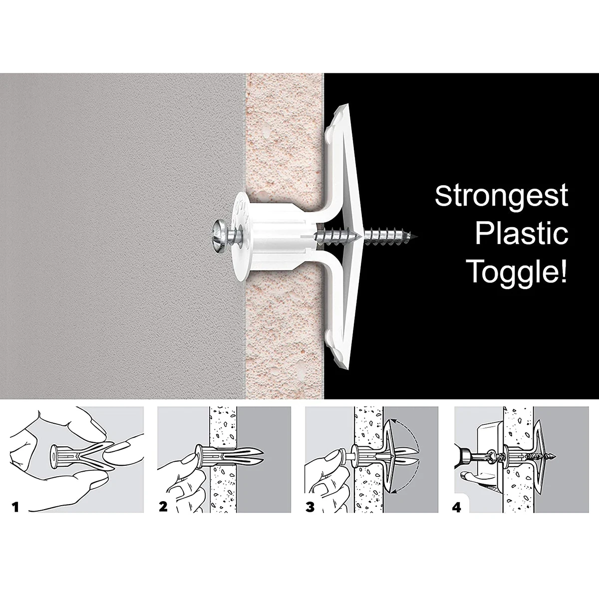 Plastic Toggle Anchor Drywall Anchor Nylon/butterfly Anchor Buy