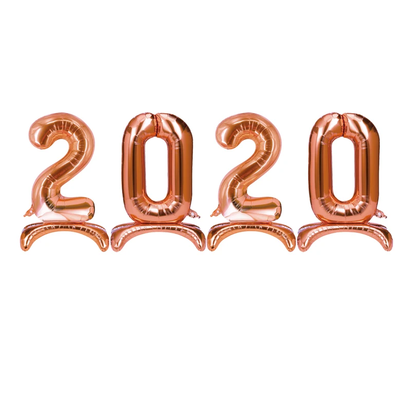 Nuevo Diseño De 32 Pulgadas Pie Número 2020 De Helio Globo De La Hoja Para  Año Nuevo Decoración De Fiesta - Buy Globo De Fiesta Product on Alibaba.com