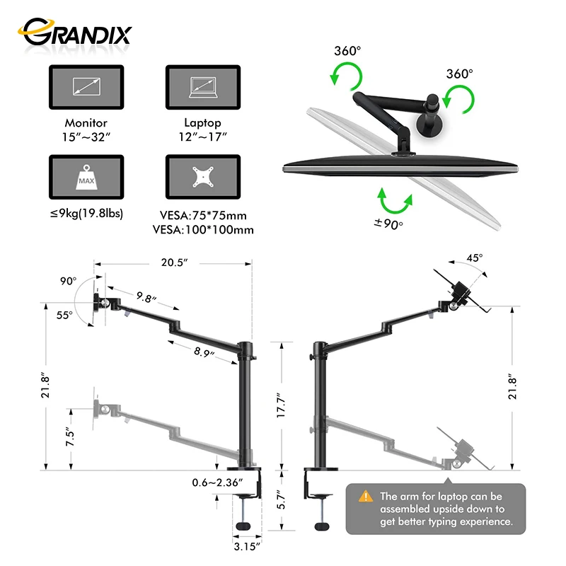 Single Monitor Mount F7