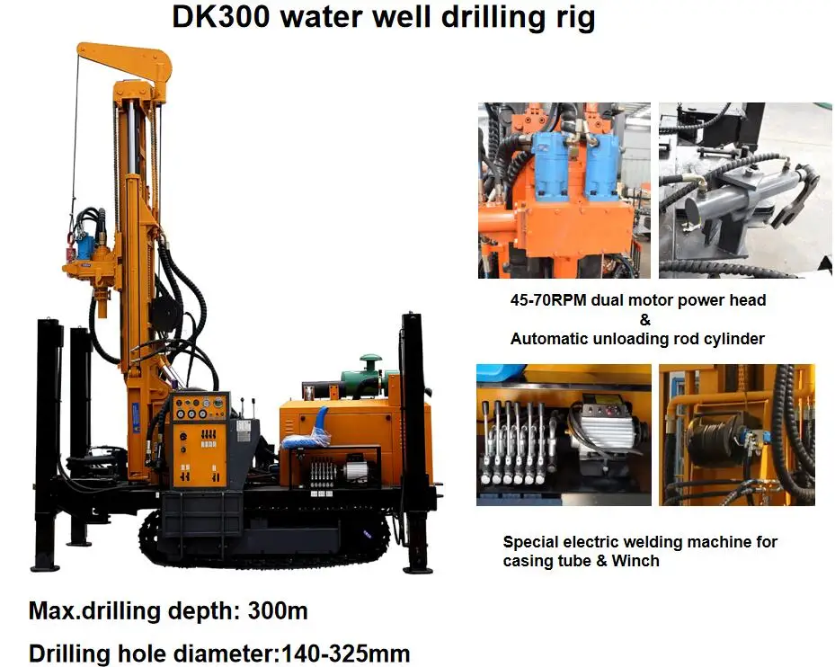 300m well drilling rig