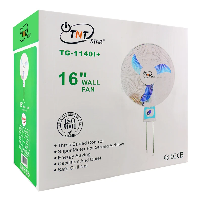 Tntstar Tg1140i+ Solar Wall Fan Wall Solar Fan 16 Inch Mount