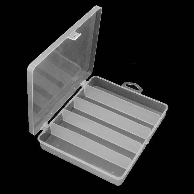 Topline 5 Compartment Fishing Tackle Box - Organize with Ease Topline 5 Compartment Fishing Tackle Box - Organize with Ease