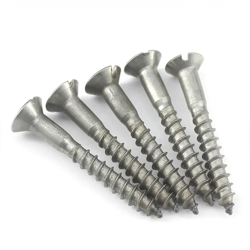 thumbnail image 2 of 6 X 5/8" Deep Thread Wood Screws / Phillips / Flat Head / Steel / Zinc / Twinfast Fine Thread 2 of 12