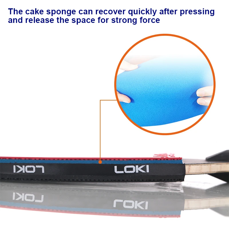 Loki E9 Ping Pong Rackets Suitable for Professional Players Ture Carbon Racket Table Tennis with Powerful Attack