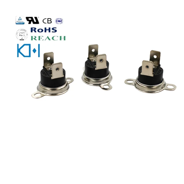 KSD 250V 16A Full Normally Normal Close 125 Degrees Safe Thermostat