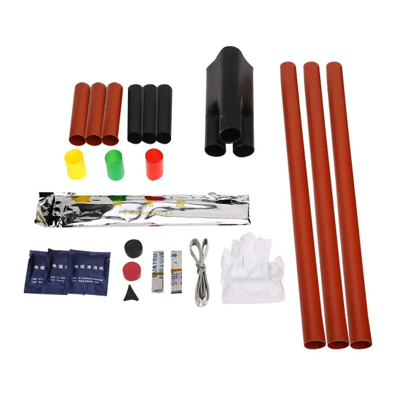 15KV High Shrink Insulation Sleeve Thickened Heat Wire Protective PE Material For Temperatures ROHS Certified factory