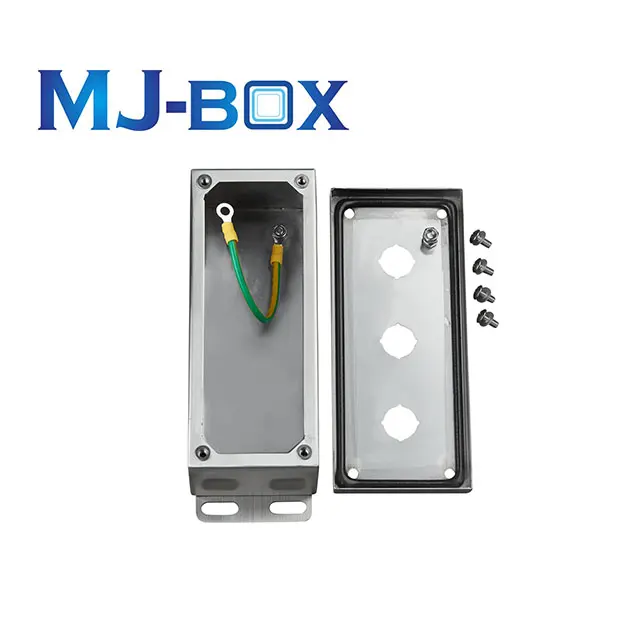 Mjbox Stainless Steel Push Button Enclosure Box Control Panel Box For ...