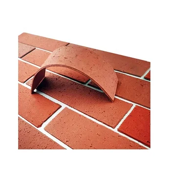 faux brick Retro red bricks soft ceramic tiles flexible stone exterior wall panel for Villa