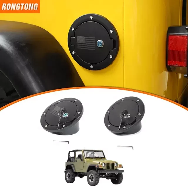 Fuel Door Guard Car Exterior Accessories Fuel Tank Cover With Key For Jeep  Wrangler Tj 1997-2006 - Buy Fuel Filler Door Cover,Oil Tank Cover,Oil Gas  Cover Product on 